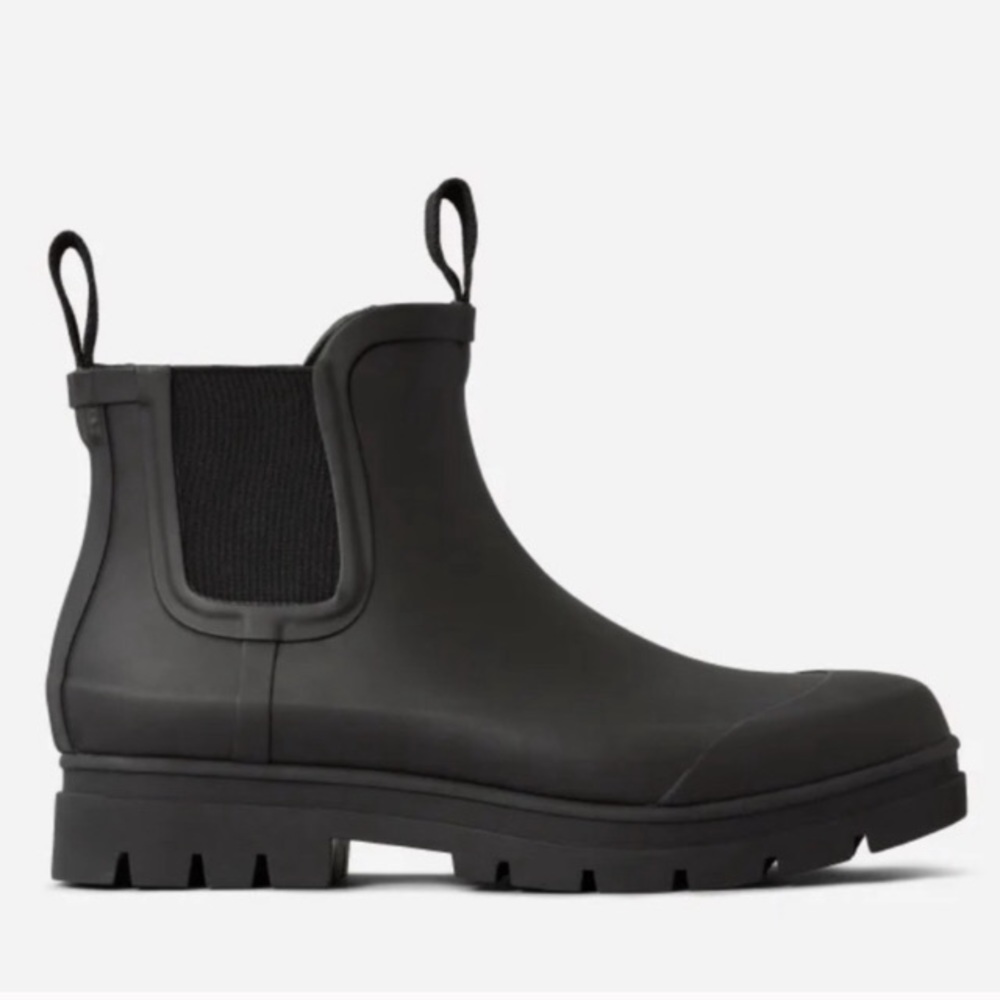 Everlane The Rainboot Size Seven Black